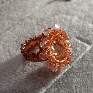 Beaded Fashion Ring